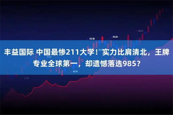 丰益国际 中国最惨211大学！实力比肩清北，王牌专业全球第一，却遗憾落选985？
